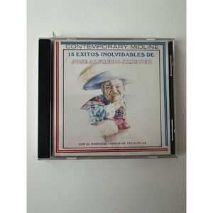 15 Exitos Inolvidables De José Alfredo Jiménez CD RCA 9624-2-RL Tecalitlan